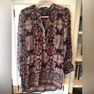 Silk paisley tunic